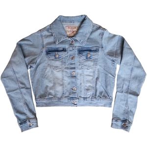 True Religion Denim Crop Jacket Stretch